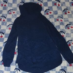Apt. 9 Women's Deep Blue Cowl Neck Sweater